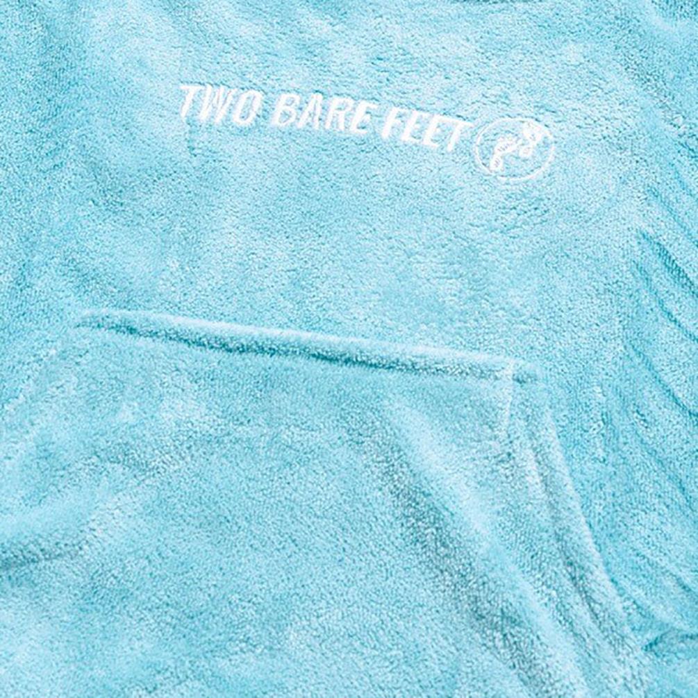 Two Bare Feet Kids Towelling Changing Robe - Aqua Extra Image 3